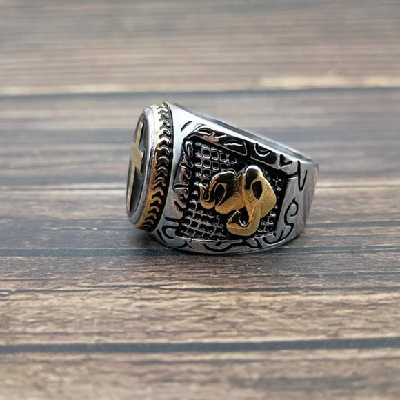 NEW Holy Spirit Prayer Christian Cross Jesus Ring - Picture 6 of 8